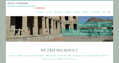 Desktop Screenshot of adav-weimar.de