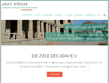 Tablet Screenshot of adav-weimar.de